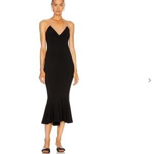 NWT Norma Kamali midi fishtail dress